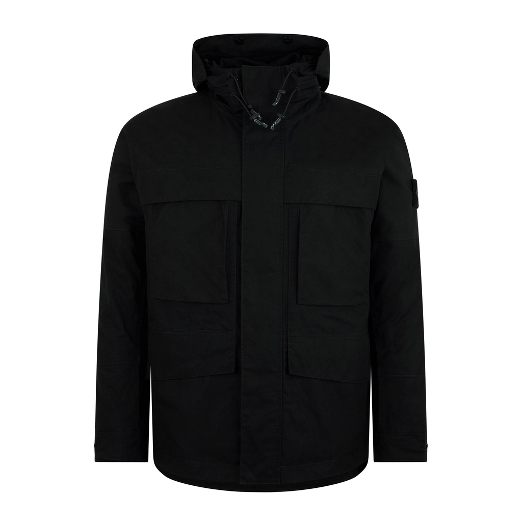 Stone Island Ghost Military Jacket - Black V0029